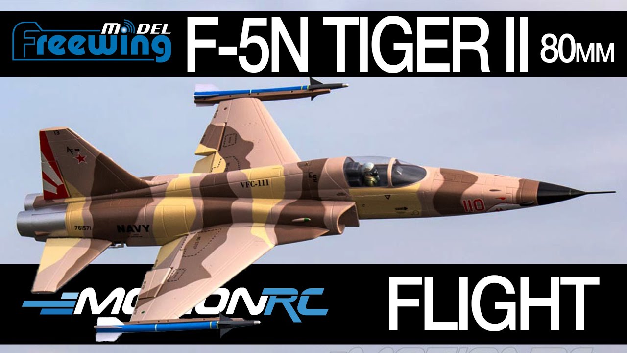 Freewing F-5N Tiger II High-Performance 80mm EDF Jet - Motion RC Flight