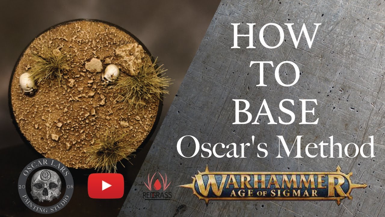 Miniature Painting tutorial - Oscar Lars - Basing Method