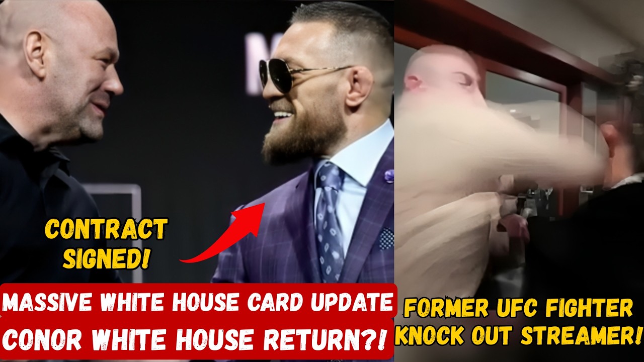 McGregor Teases White House Return; Tiki Ghosn KOs Streamer Live, Sterling RESPONDS to Backlash!