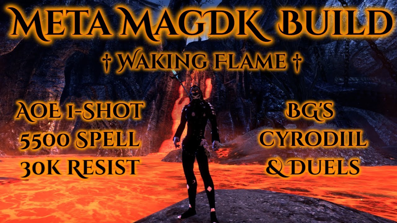 † Meta † Magicka Dragonknight PvP Build - ESO Waking Flame