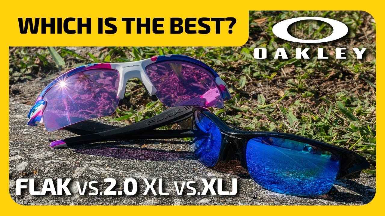 Oakley Flak Guide:  Oakley Flak 2.0 XL vs. Flak Jacket vs. Flak Jacket XL J