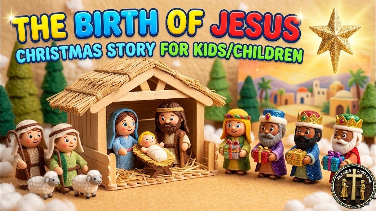The Birth Of Jesus/Christmas Story For Kids/Children, Episode 1