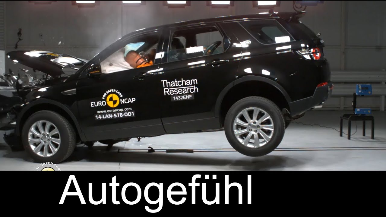 All-new Land Rover Discovery Sport 2015 crash test & AEB Autonomous Emergency Braking