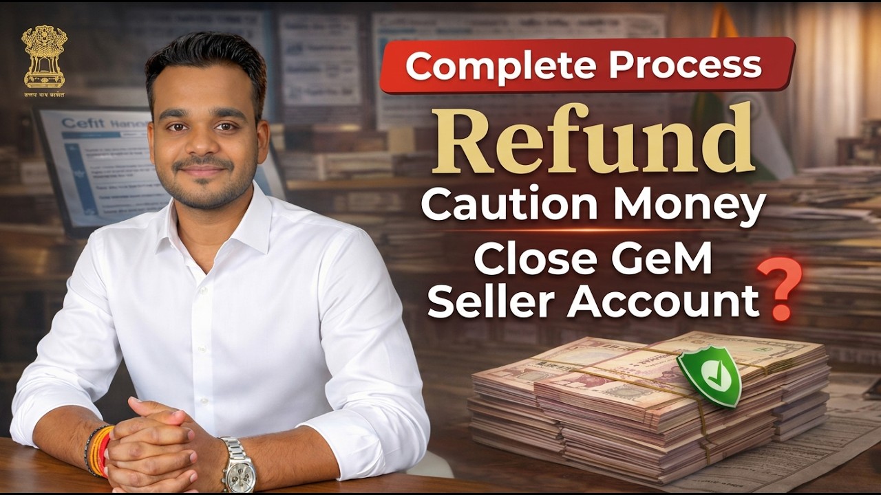 How to Close Gem Seller Account | how to refund caution money from gem | how delete seller account