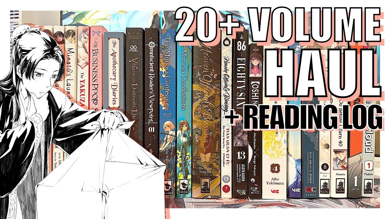 august book haul + reading log | 20+ VOLUMES