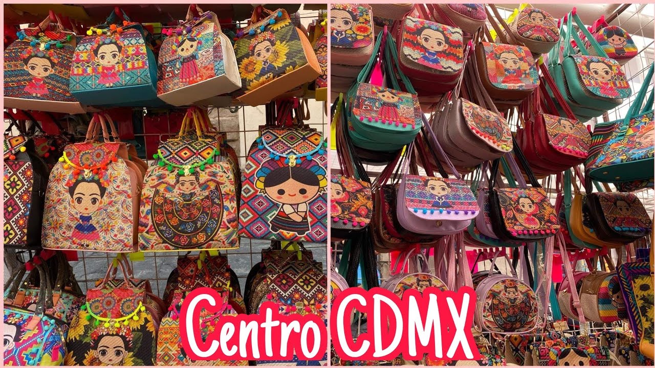 BOLSAS/SOMBREROS ARTESANALES/RECORRIDO/CENTRO CDMX