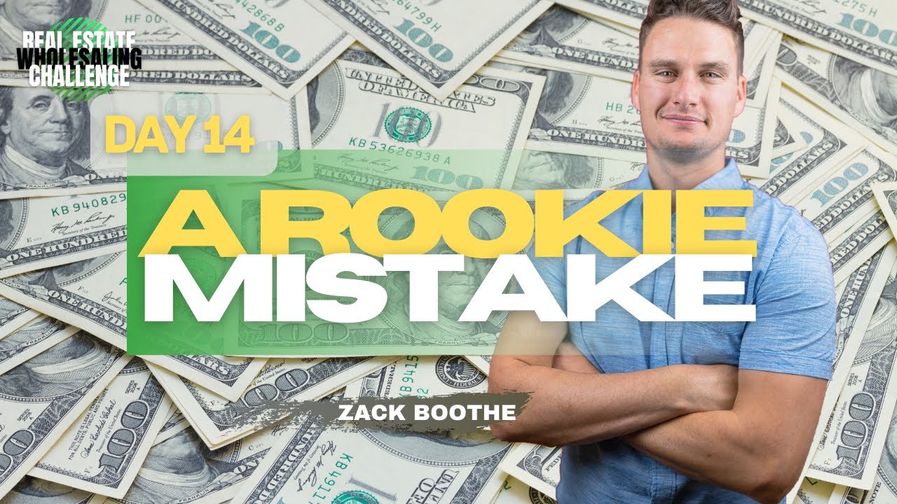 Wholesaling Challenge $40k in 40 Days - I Made a Rookie Mistake
