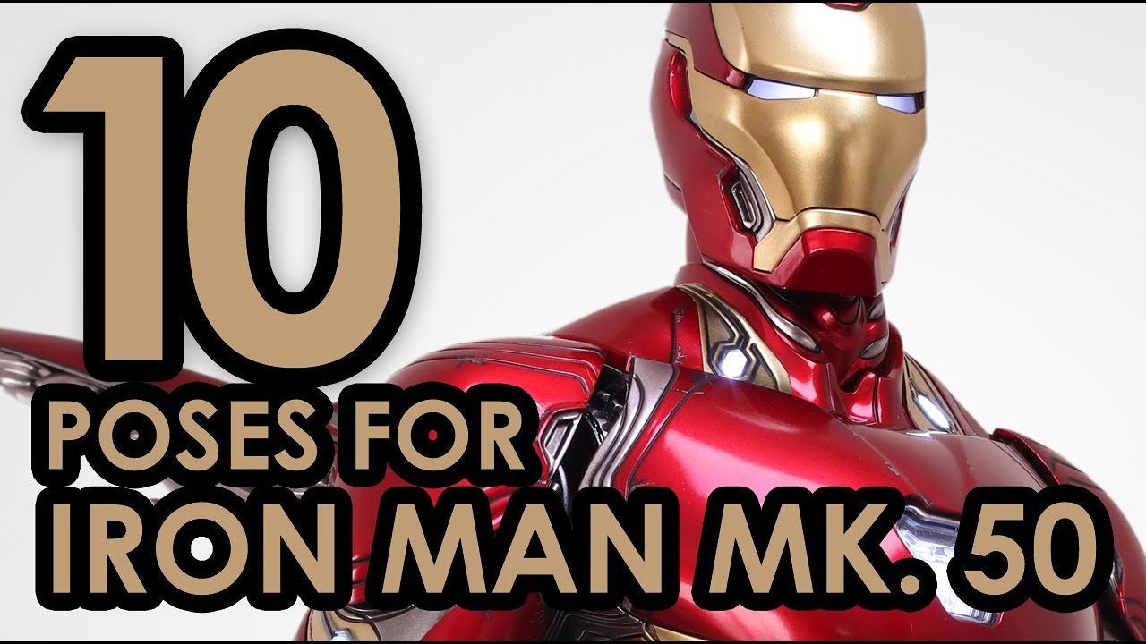 10 POSES FOR IRON MAN MK 50 - HOT TOYS