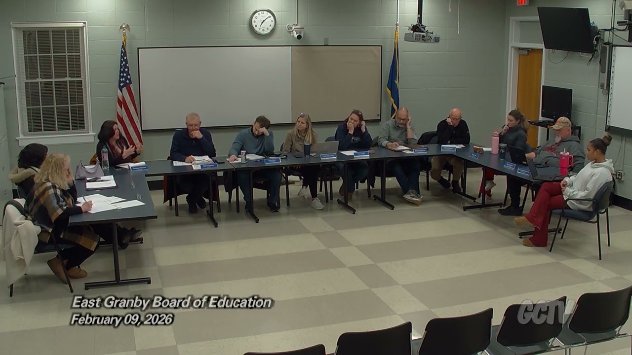 East Granby Board of Education - 02-09-26