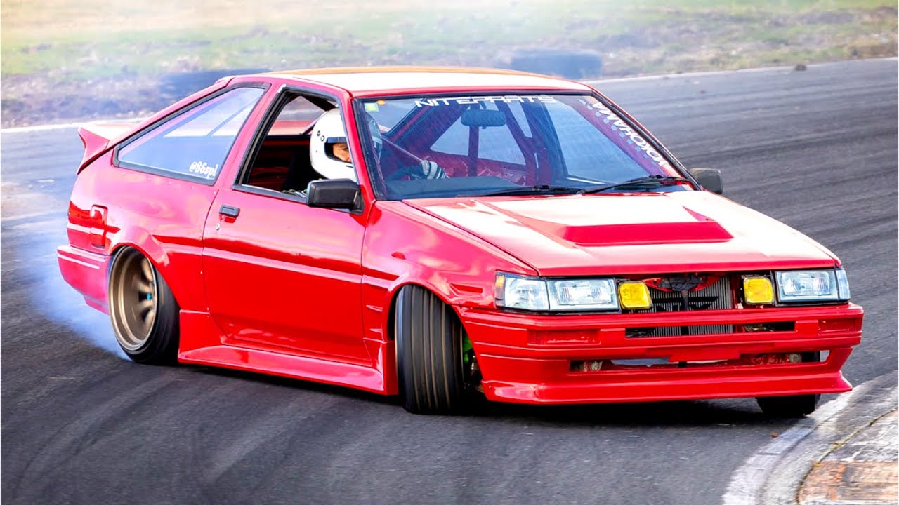 AE86 20V 4AG拘りマシンメイクと全開追走!