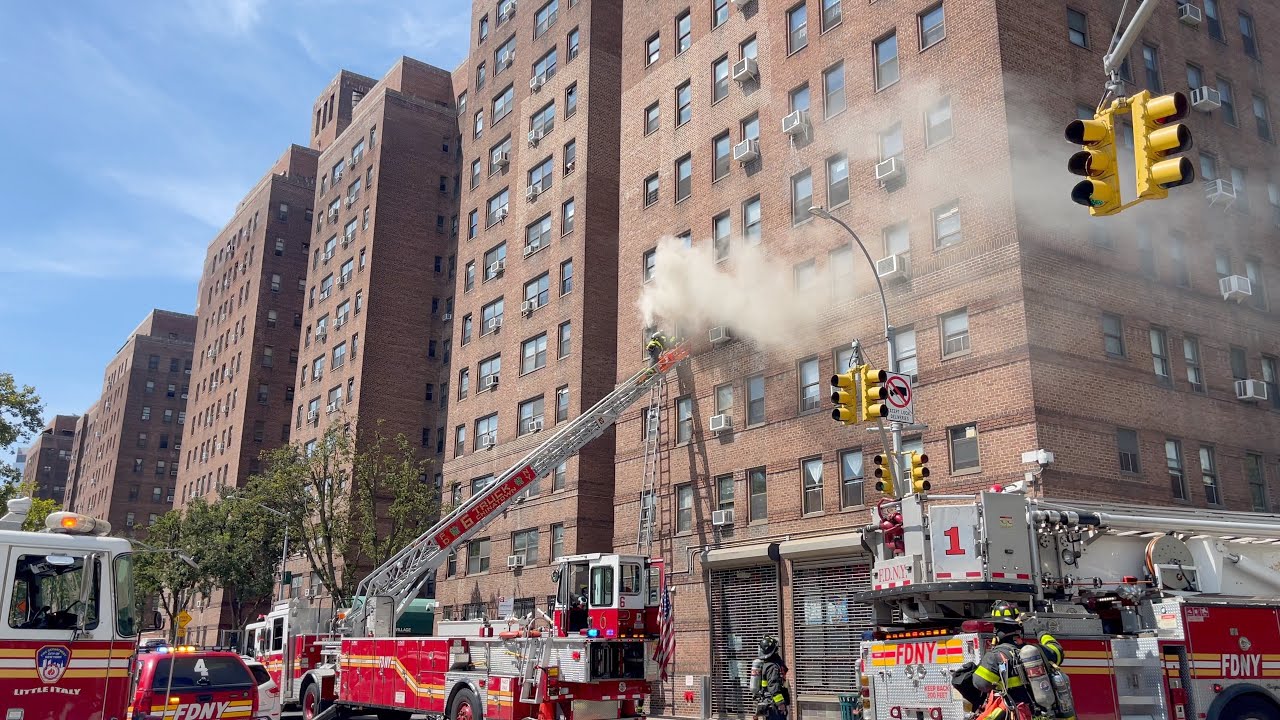 FDNY 10-77 All Hands Box 206, 40 Monroe St, 09.02.2023 — Раннее прибытие с аудиоотправлением