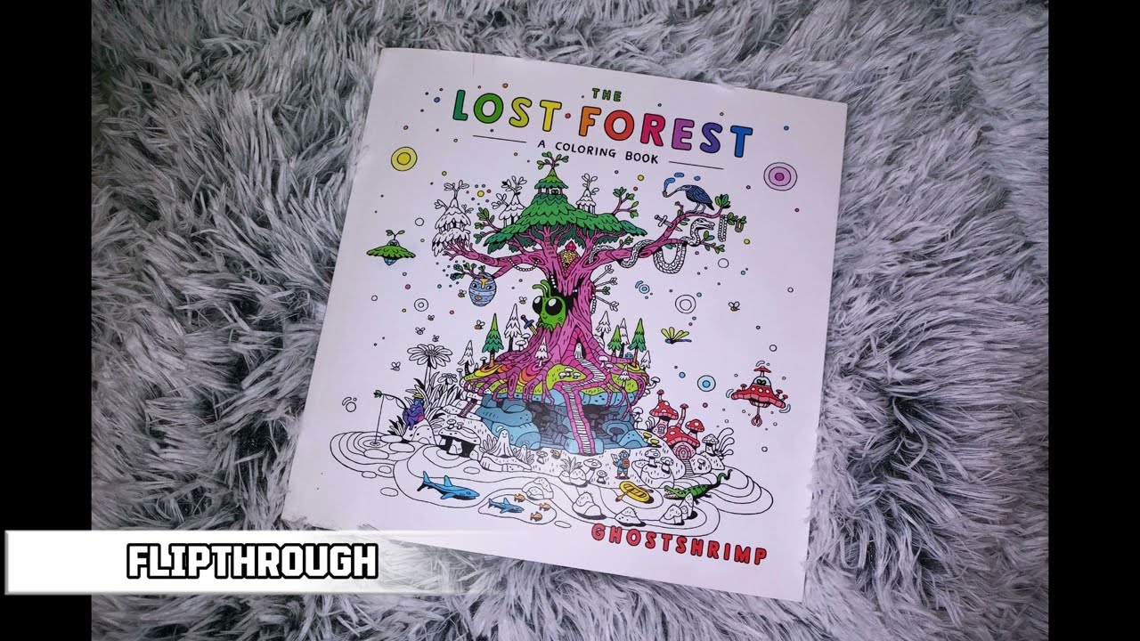 Flipthrough - The Lost Forest Coloring Book by Ghost Shrimp