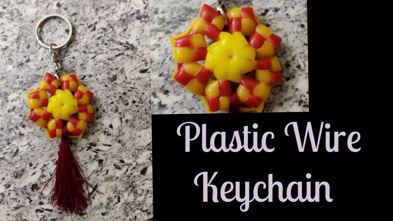 Plastic Wire Keychain  /  Keychain...!