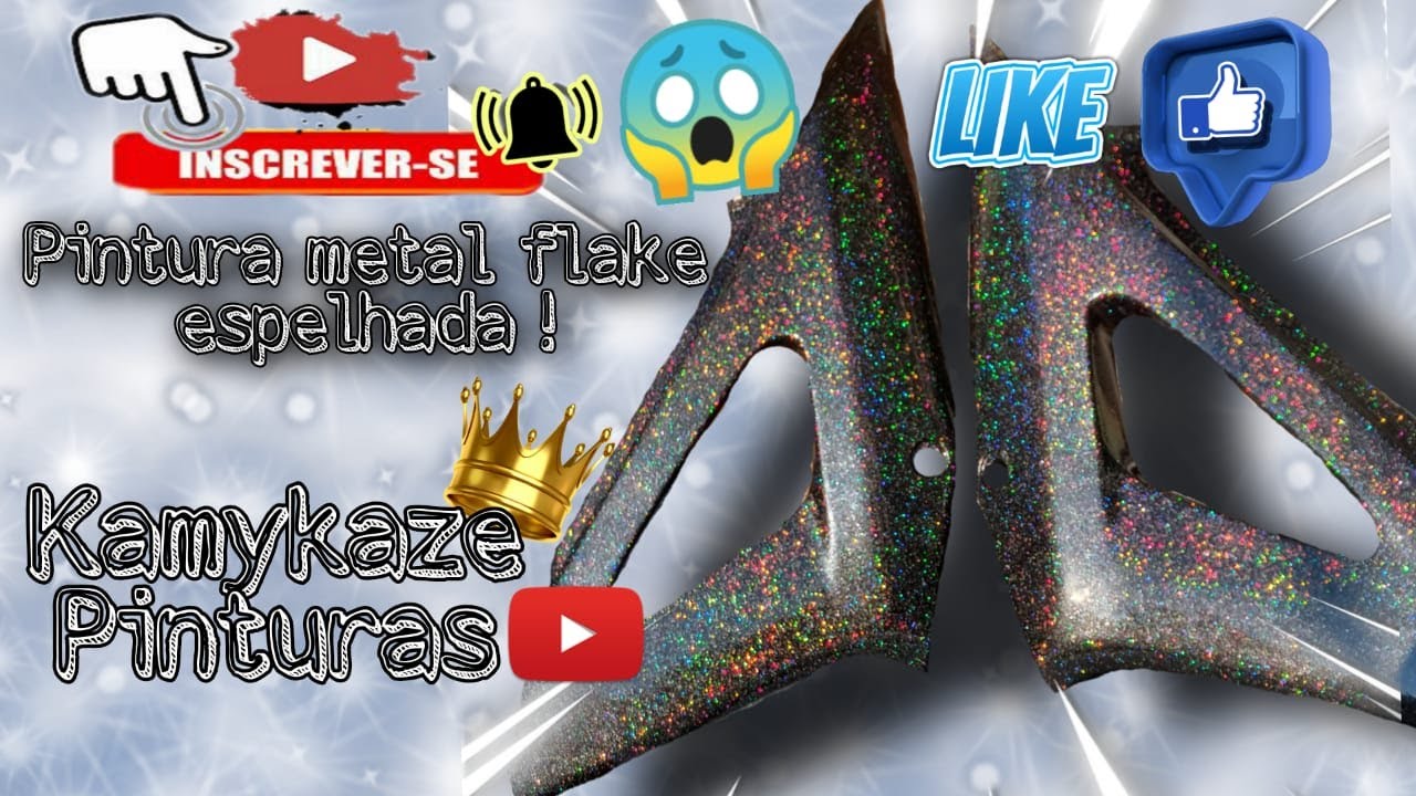 PINTURA COM METAL FLAKE !!!