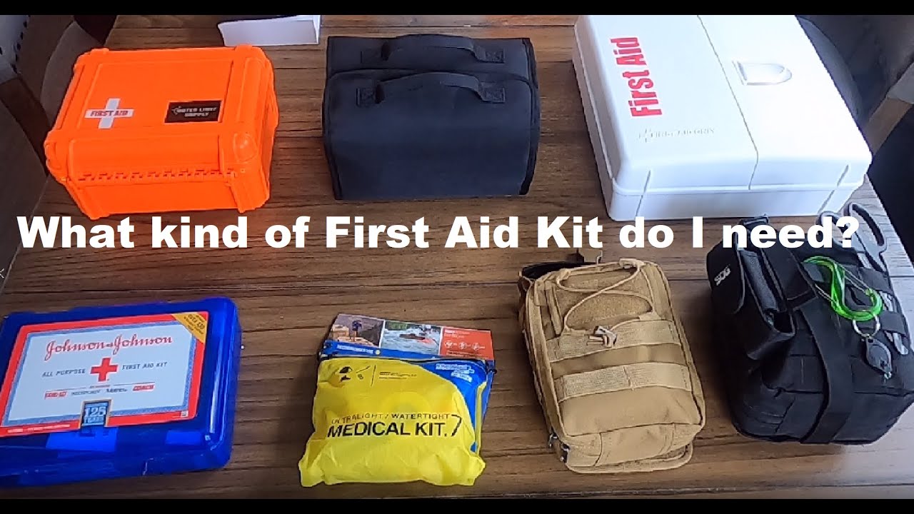 Outline of various types of First Aid Kits
