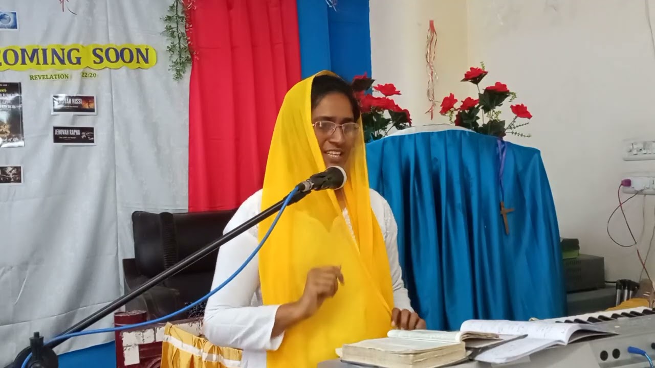 Telugu Christian message by Sudha Rani 