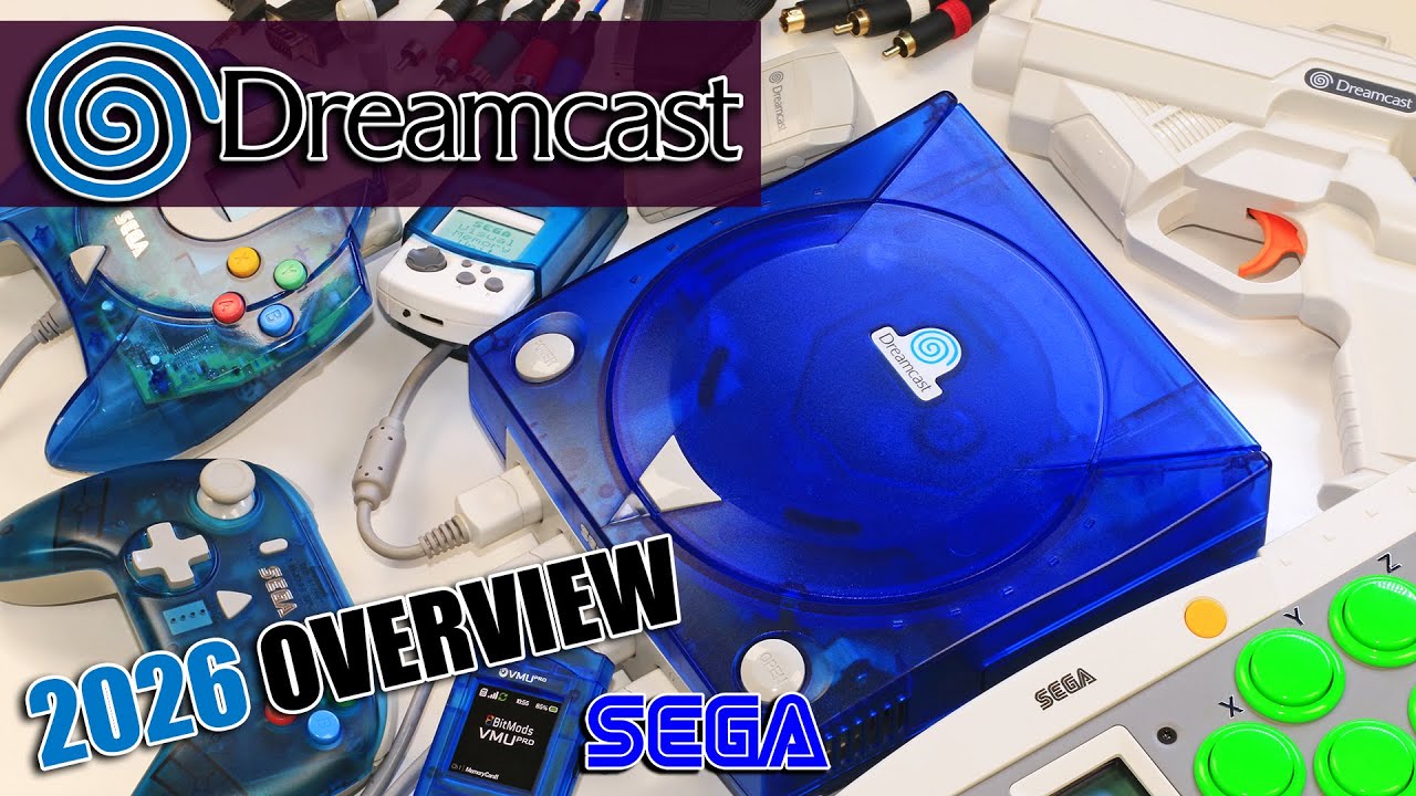 Mods, Opciones de Video y Accesorios para tu Dreamcast! | My 2026 SEGA Dreamcast overview