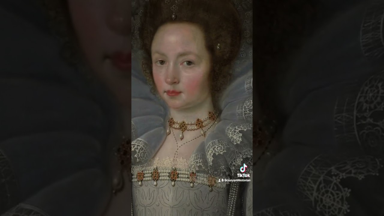 Tudor portrait & La Vie En Rose cocktail #art #history #drink #museum #nyc
