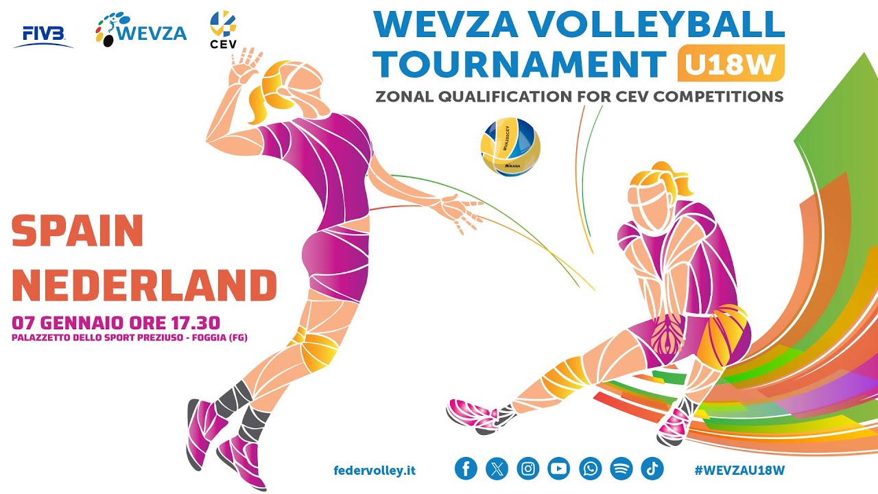WEVZA U18W - SPAIN vs NEDERLAND