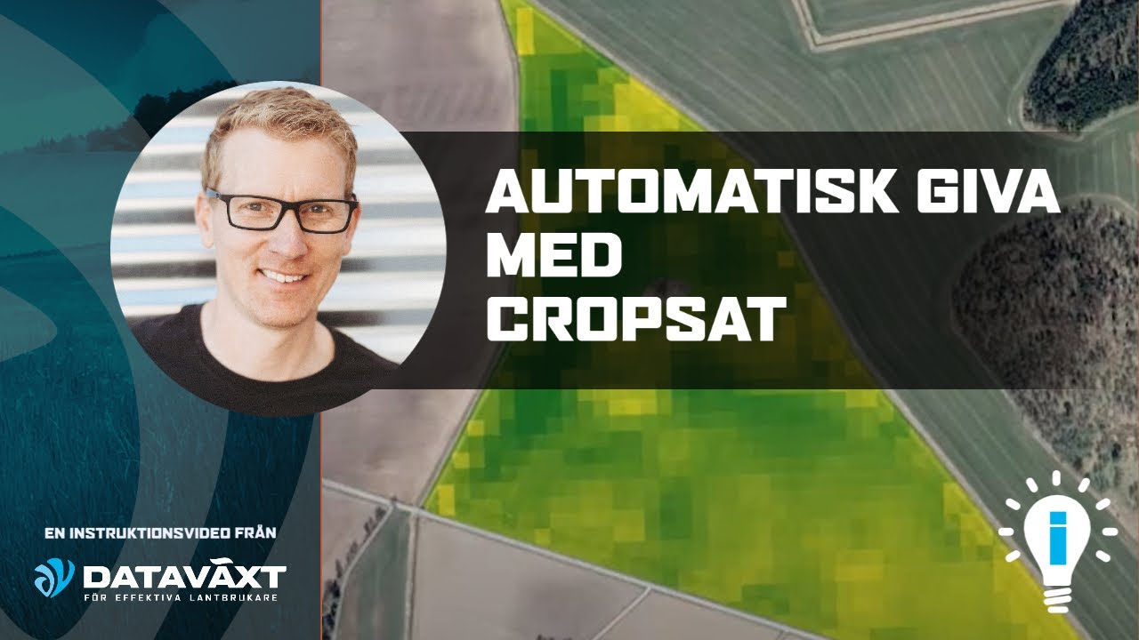CROPSAT - Automatisk kv&auml;vegiva med CropSAT