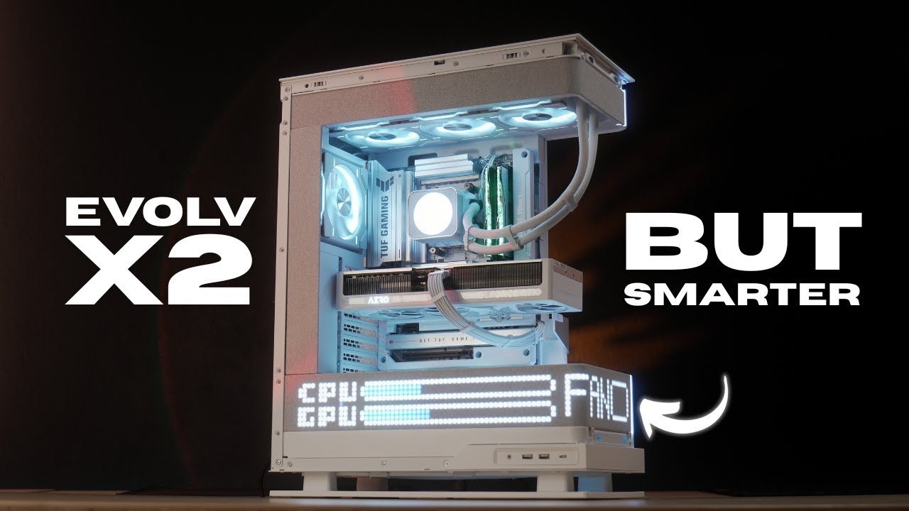 Материнская плата Phanteks Evolv X2 стала еще лучше благодаря экрану Matrix.