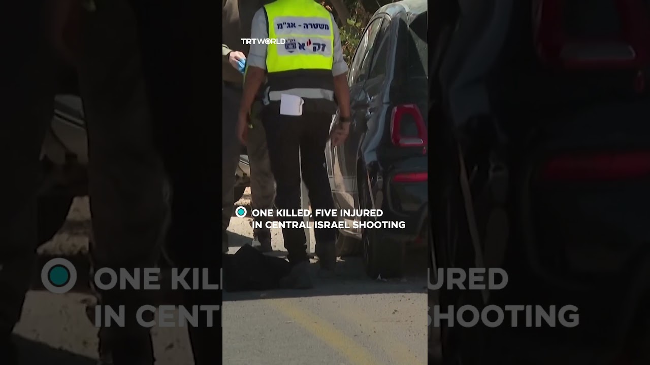 One killed, five injured in shooting incidents across central Israel