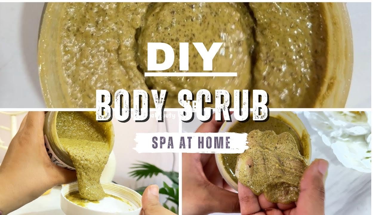 DIY Body Scrub 🌿 | 100% Natural | using kitchen ingredients 😍