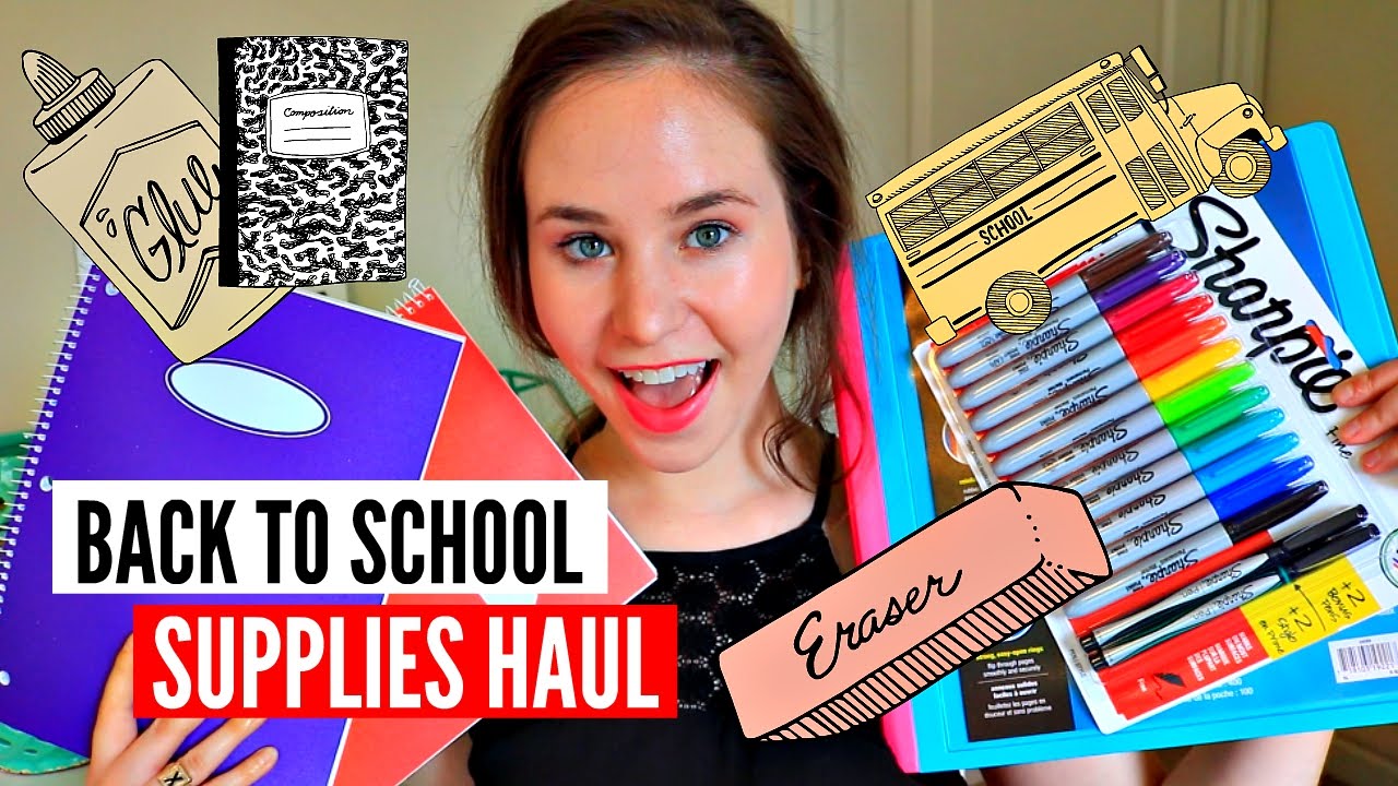 BACK TO SCHOOL SUPPLIES HAUL 2015