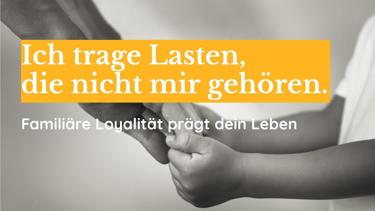Familiäre Loyalität: Die unsichtbare Macht hinter deinen inneren Blockaden. Du kannst dich befreien.