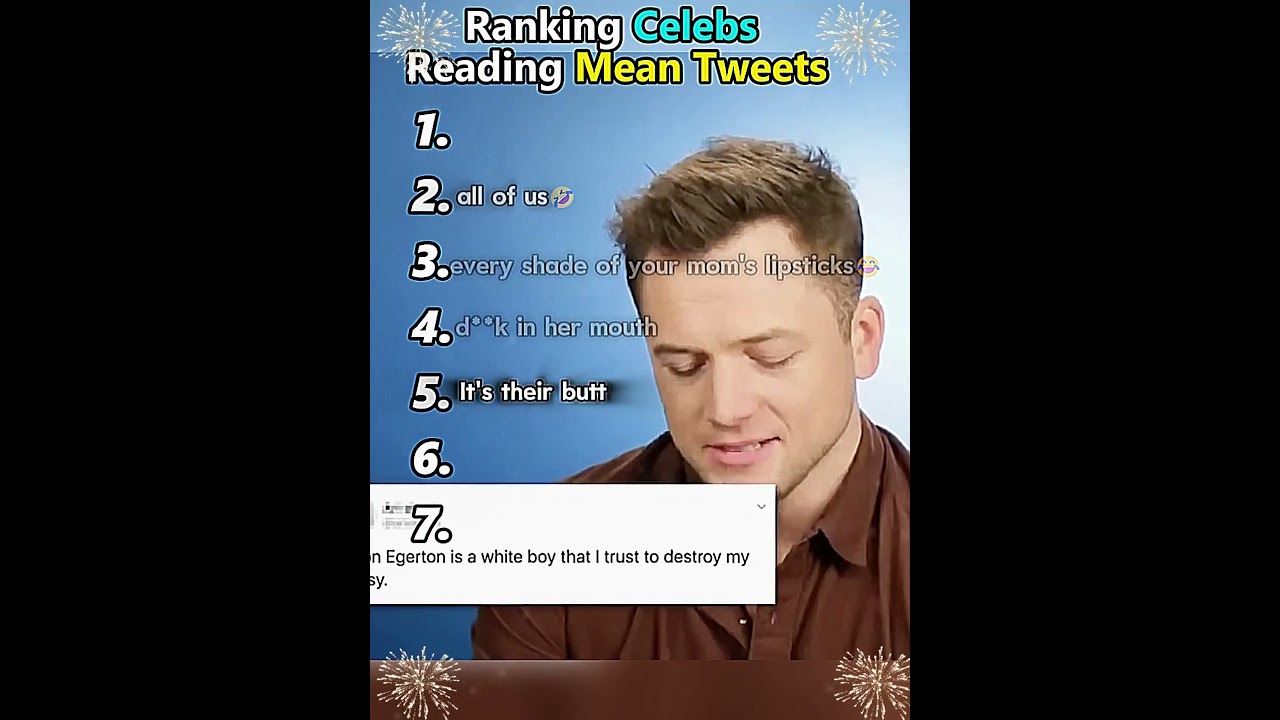 Ranking Celebs Reading Mean Tweets