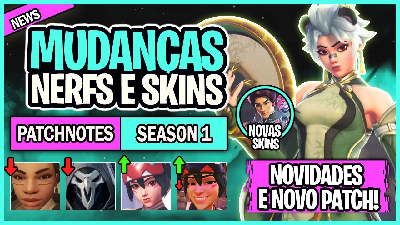 BLIZZARD?? NOVAS SKINS, 6V6 VIVE! NOVO PATCH E MAIS - NOT&Iacute;CIAS OVERWATCH!