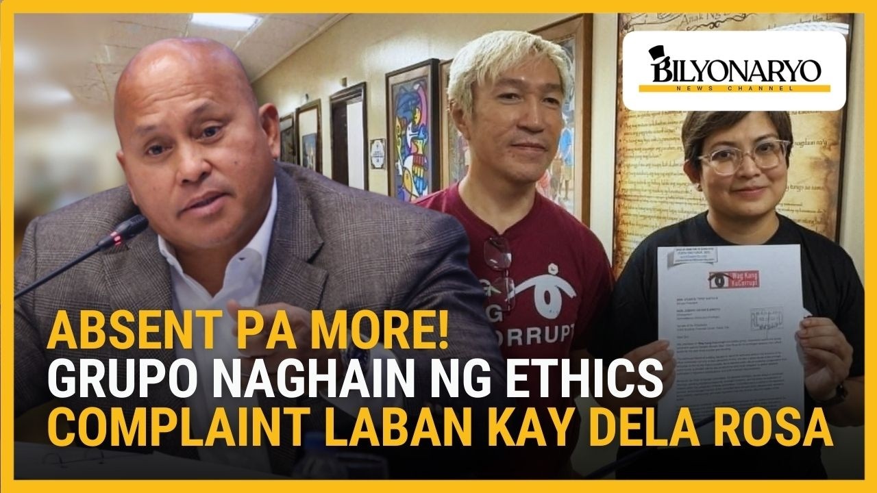 Grupong ‘Wag Kang KuCorrupt’, pormal nang naghain ng ethics complaint laban kay Sen. Bato dela Rosa