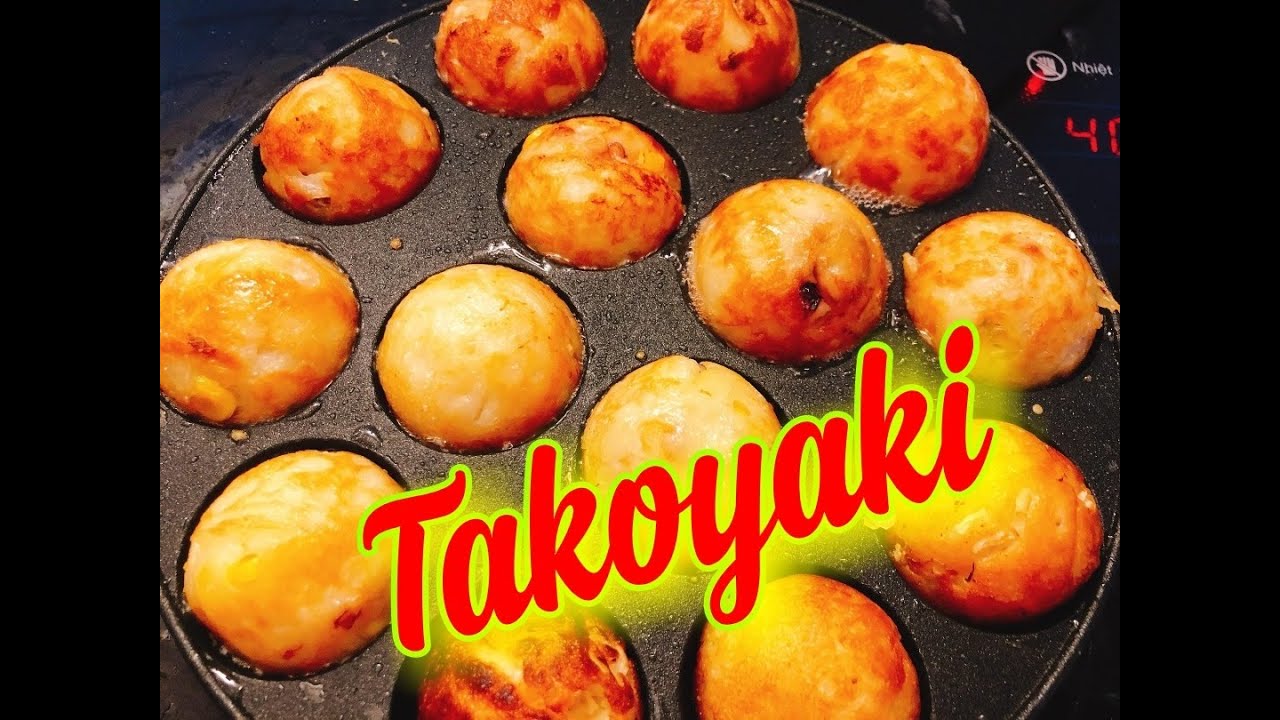 Hướng dẫn làm bánh bạch tuột/ TAKOYAKI nhật bản ngon nhất #91