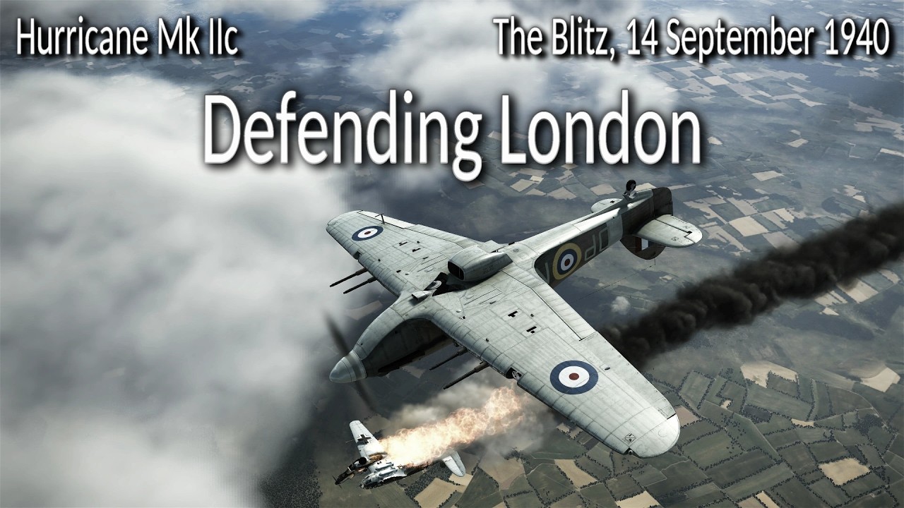 Hawker Hurricane Mk IIc: Double ace in a day defending London | Cinematic WW2 Air Combat Missions