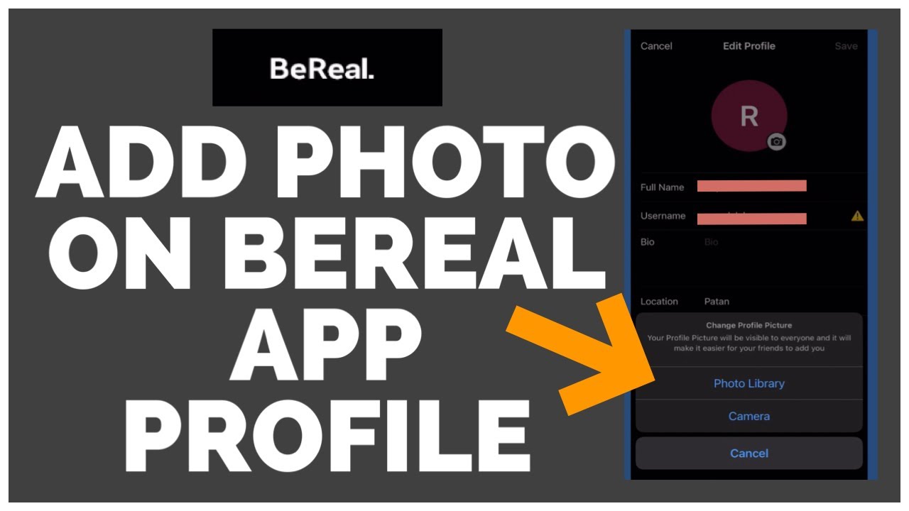 How To Add a Photo on BeReal App Profile | Add Picture on BeReal Profile (2022)