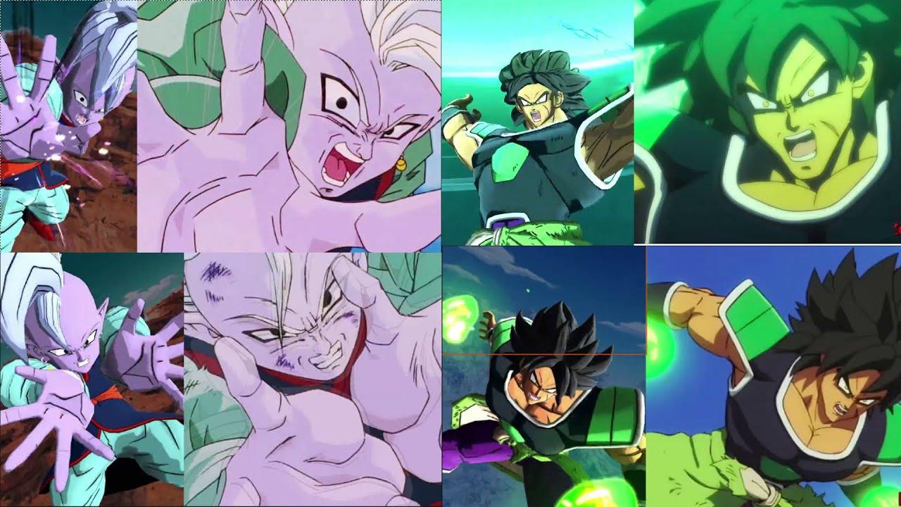 ( Side by Side ) Fury Broly and Supreme Kai References! in Dragon Ball Legends