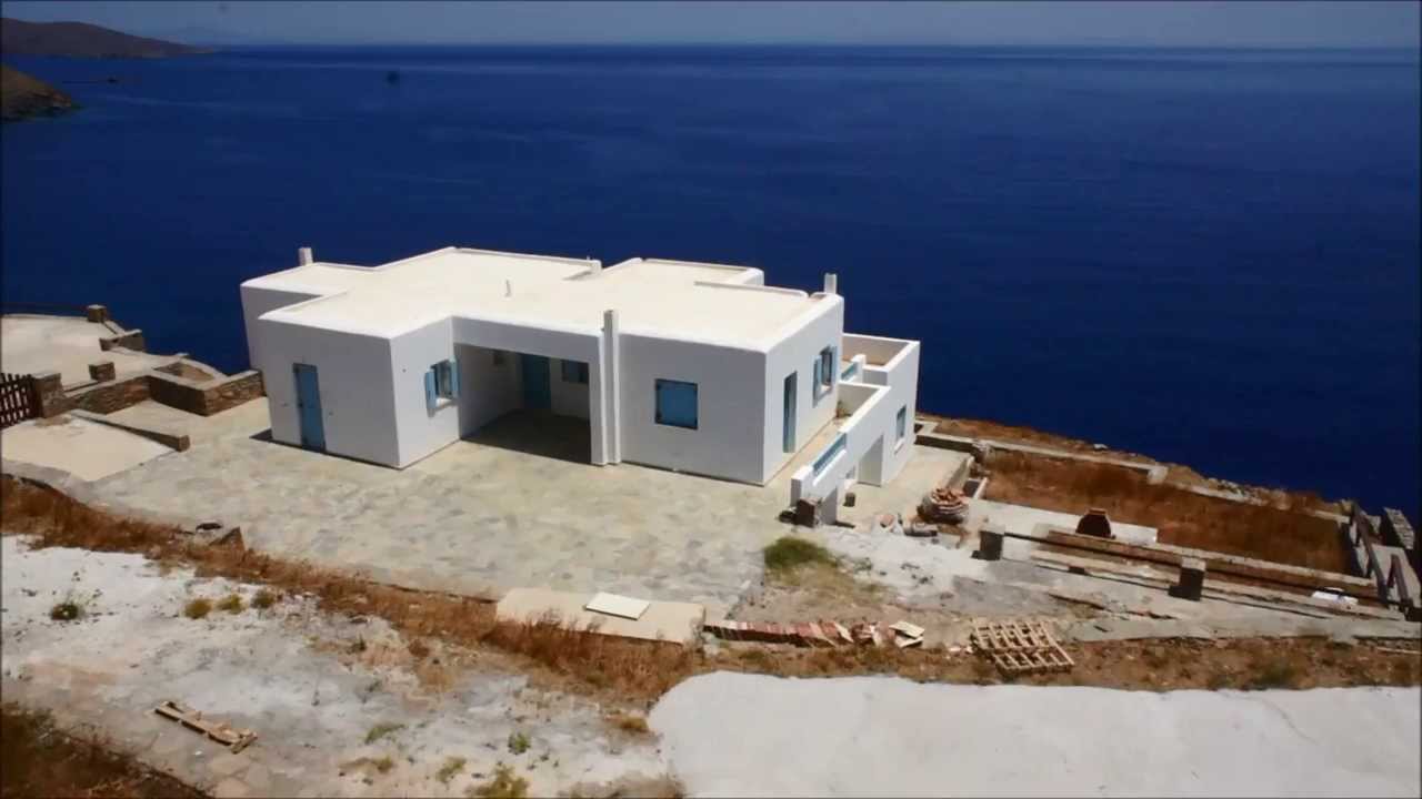 Summer Houses above Merichas the central port of Kythnos