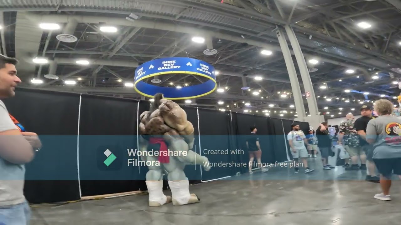 EVO 2025  John Tobias, Kerri Sonya Blade, Goro, in the building MK Legacy Kollection
