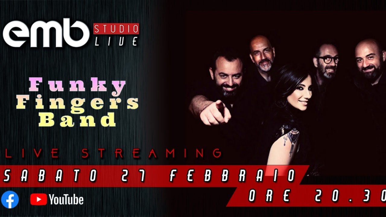 Funky Fingers Band in concerto EMB Studio Live