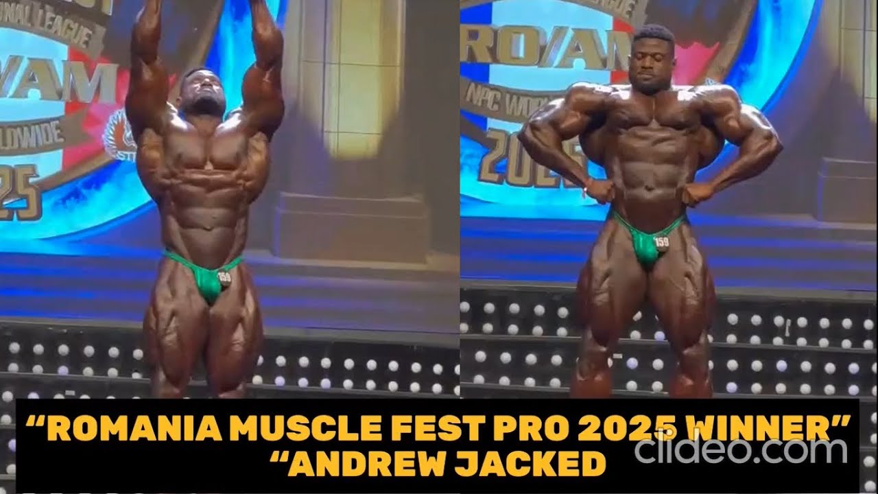 Andrew Jacked - Individual Posing Routine at Romania Muscle Fest Pro 2025