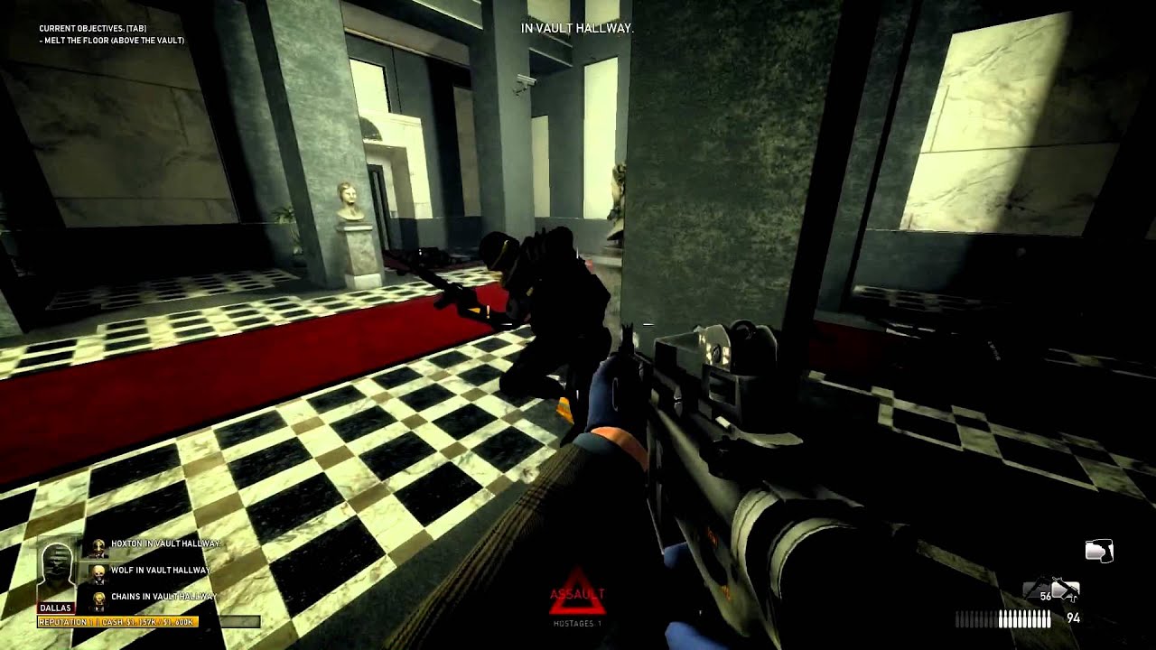 Payday: The Heist (PC) walkthrough - First World Bank