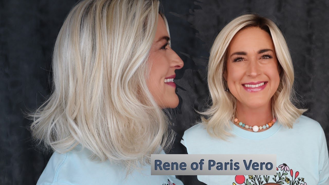 Rene of Paris Vero in White Rose Blonde R | Brand New High Heat Friendly Synthetic Wig