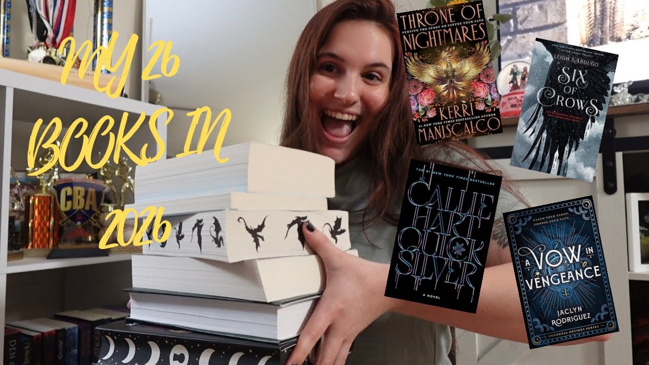 the 26 books I want to read in 2026! 🏛️🕯️🗡️🤎📚