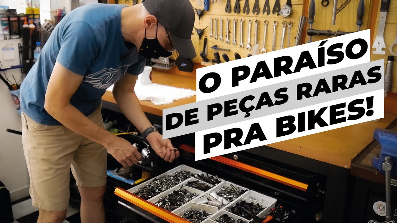 O paraíso de peças raras para bikes antigas e novas. Pedaleria