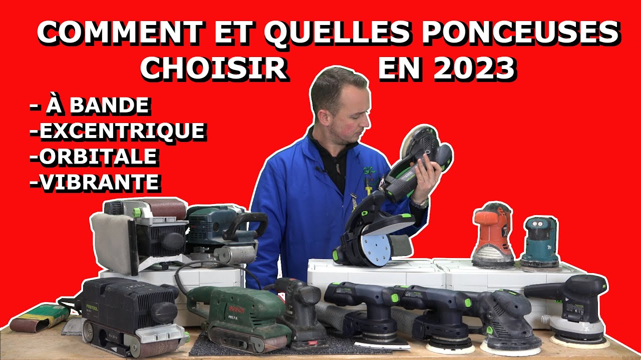 Comment choisir sa ponceuse en 2024. Comment utiliser une ponceuse. TUTO ponçage facile en sécurité.