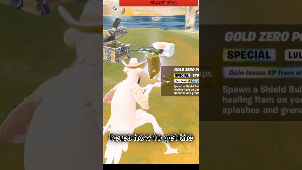 How To Get The Ultra Rare *Golden Zero Point Sprite* In *Chapter 7 Season 3* #fortnite #gaming