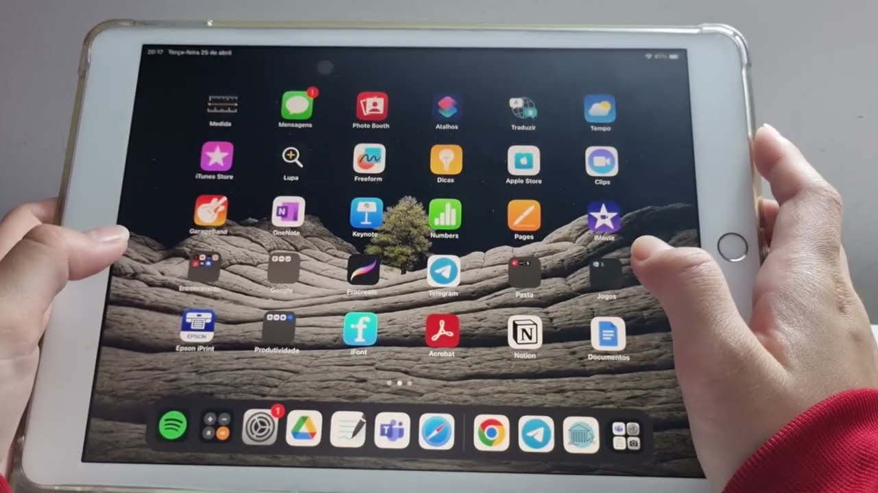 ASMR- como eu organizo meu ipad- voz suave