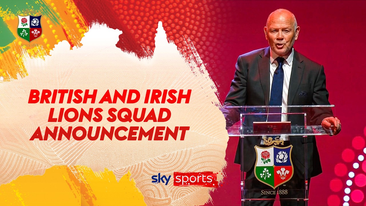 British and Irish Lions FULL SQUAD announcement for tour of Australia 🦁