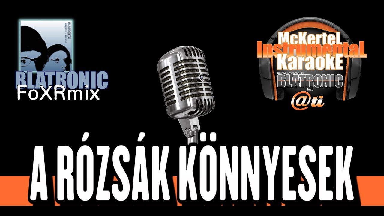 🎤🎹A R&oacute;zs&aacute;k K&ouml;nnyesek (KARAOKE) Blatronic FoXRmix