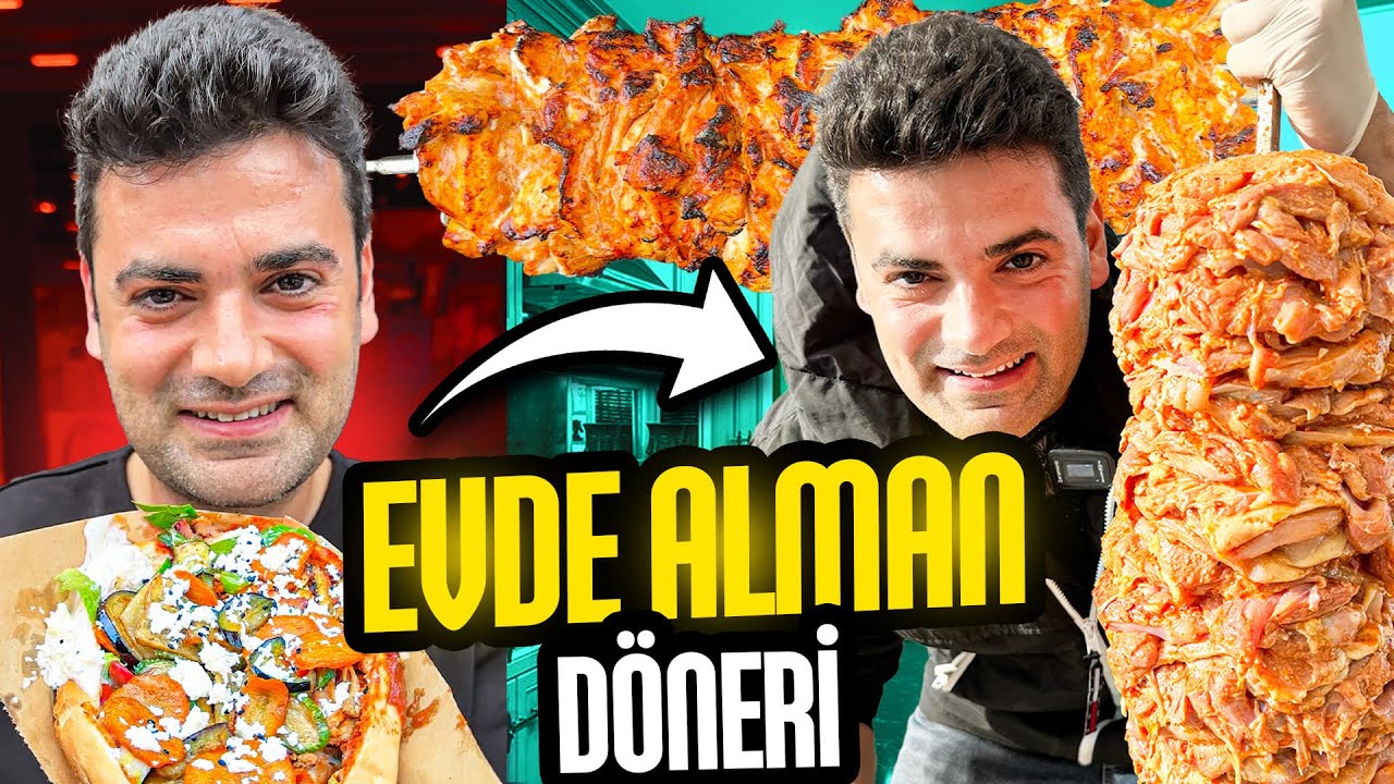 EVDE ALMAN DÖNERİ YAPTIM!!!